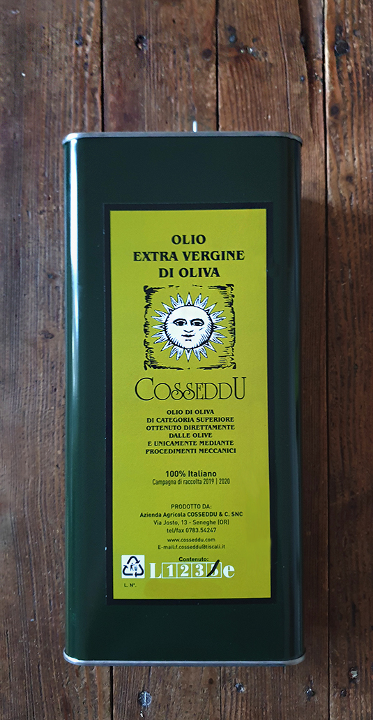 Olivenöl Cosseddu, Sardinien / Seneghe 5l Kanister