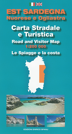 Straßen- und Strändekarte Ost-Sardinien
