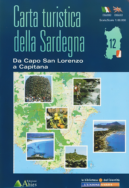 Von Capo San Lorenzo bis Capitana (12), Sardinien Karte