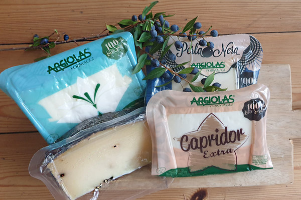 4 Käse von Argiolas - Sardischer Pecorino und Ziegenkäse | Gourmet-Korb