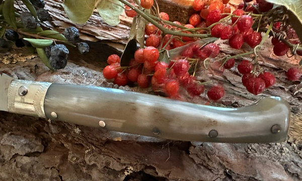 Sardisches Hirtenmesser, Klinge 95 mm < Kohlenstoffstahl| Vittorio Mura & Figli